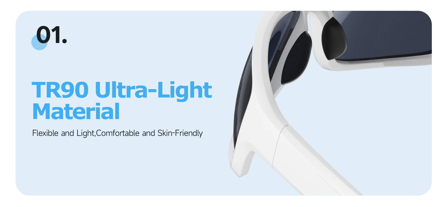 TR90 Polarized UV400 Sport Sunglasses ME2207-TR90 Ultra-Light Material TR90 Polarized UV400 Sport Sunglasses ME2207-TR90 Ultra-Light Material
