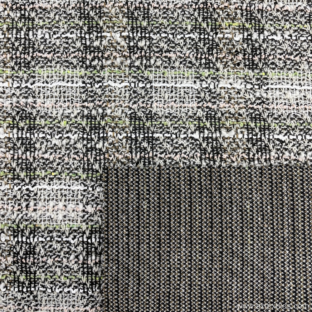 Autumn Winter Fancy tweed knitted fabric