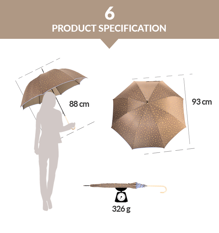 parapluie élégant elegant stick umbrella