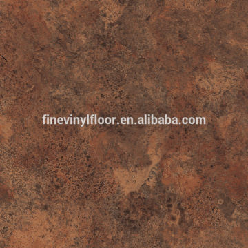 red vinyl floor tiles