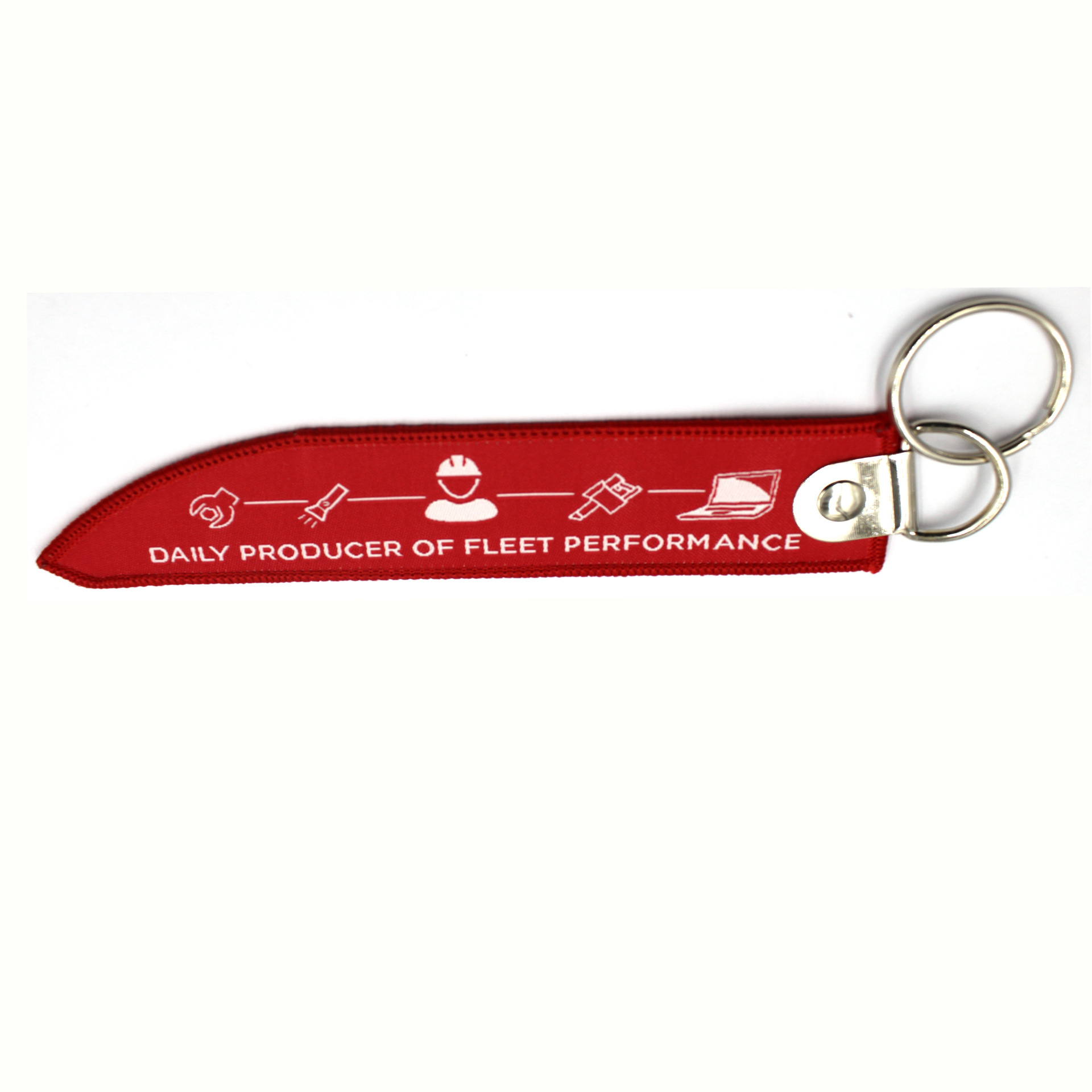 Personalized Shape Design Custom Logo Keyring Embroidery Keychain For Bag