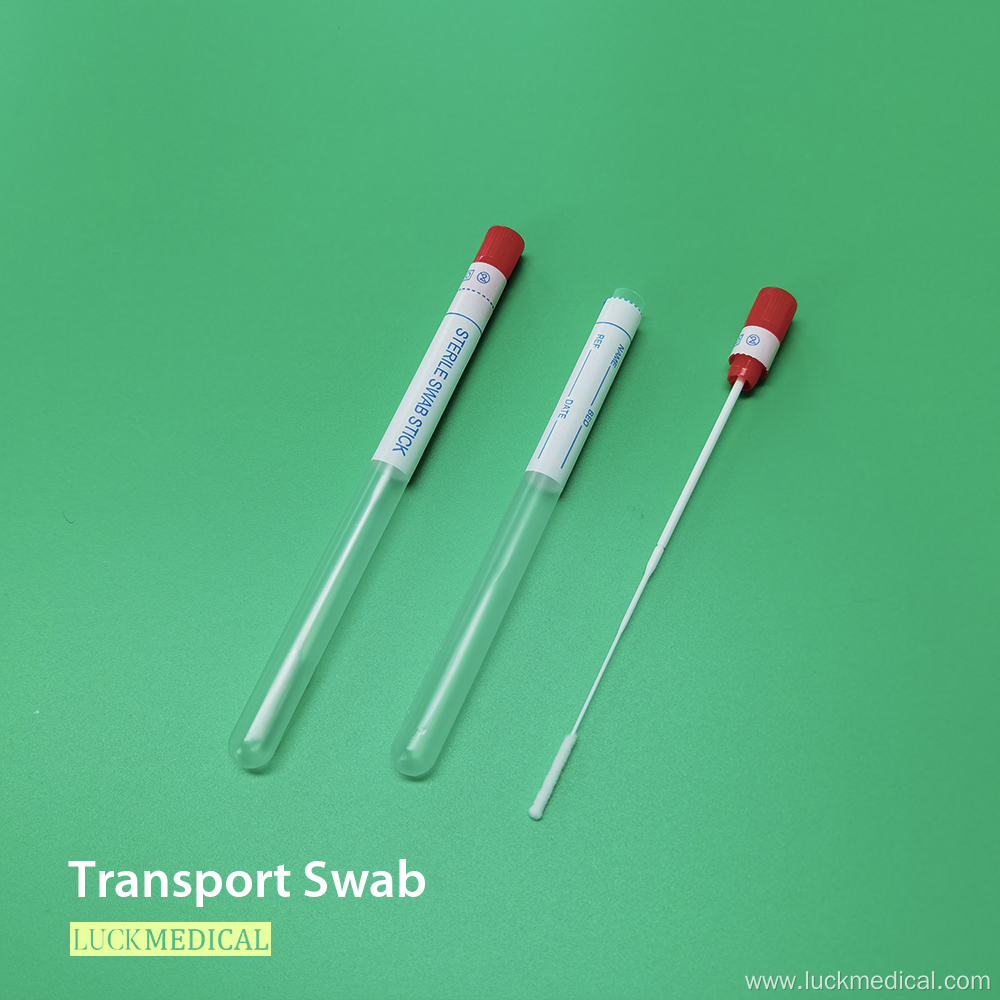 Transport Nasal Swab in Tube with Plastic Stick