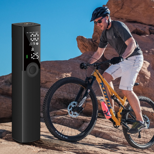 Portable Air Pump with Capacitive Display Screen