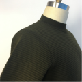 Men's Half-high Collar Thin Strip Sweater