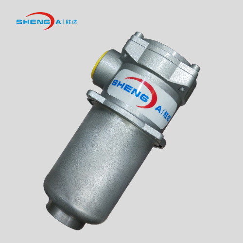 Cast iron hydraulic return line oil filter