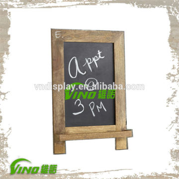 A Frame Rust Wooden Chalkboard , standing chalkboard , antique chalkboards , wooden chalkboard with stand