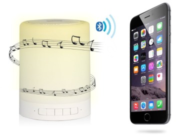 Sensor LED bluetooth touch lamp portable speaker