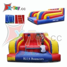 Hot sale Inflatable Jacobs Ladder Game,Inflatable Boxing Ring, Inflatable bouncer games boxing