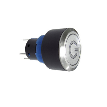 LED -tryckknapp 22mm upplyst switch