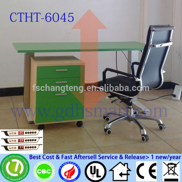 Aluminum alloy frame adjustable height tables electric computer desks for student