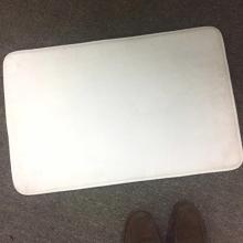 Heat Press Dye Sublimation Printing on White Mats, Blank Polyester Rugs