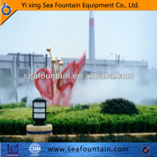 garden fog fountain mist fountains