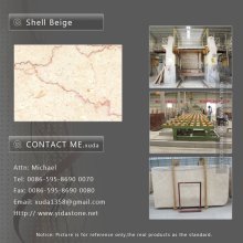 shell beige marble