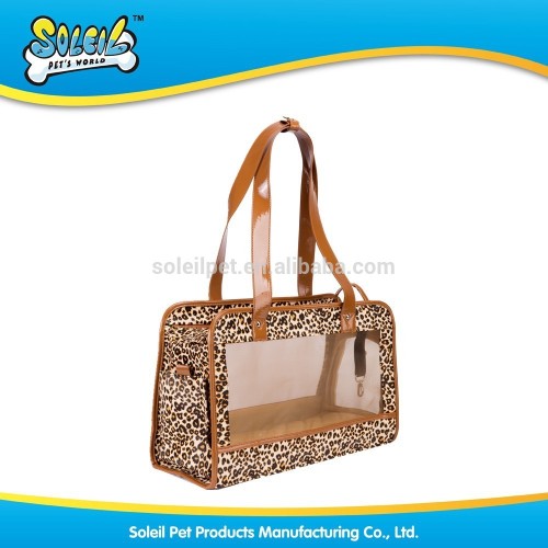 2015 Fashionable Leopard Pet Carrier Pet Bag Pet Item