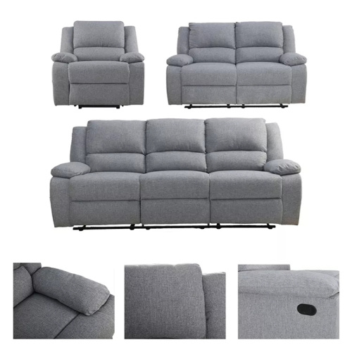 Loveseat Fabric Recliner Sofa For Home Theater