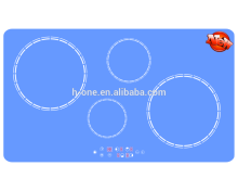 Kitchen utensils ceramic glass induction cooker with four burner