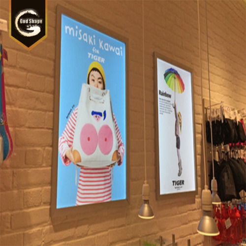 Werbung Display Einkaufszentrum Leuchtkästen