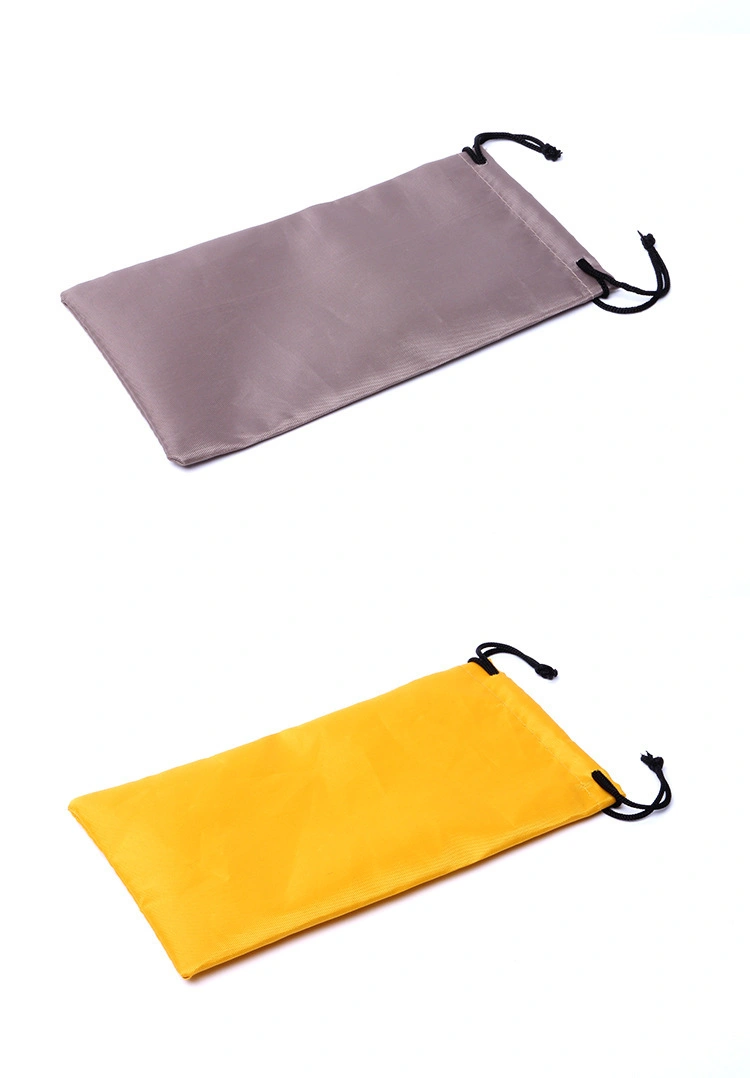 Optica Glasses Microfiber Drawstring Pouches with Logo Printing