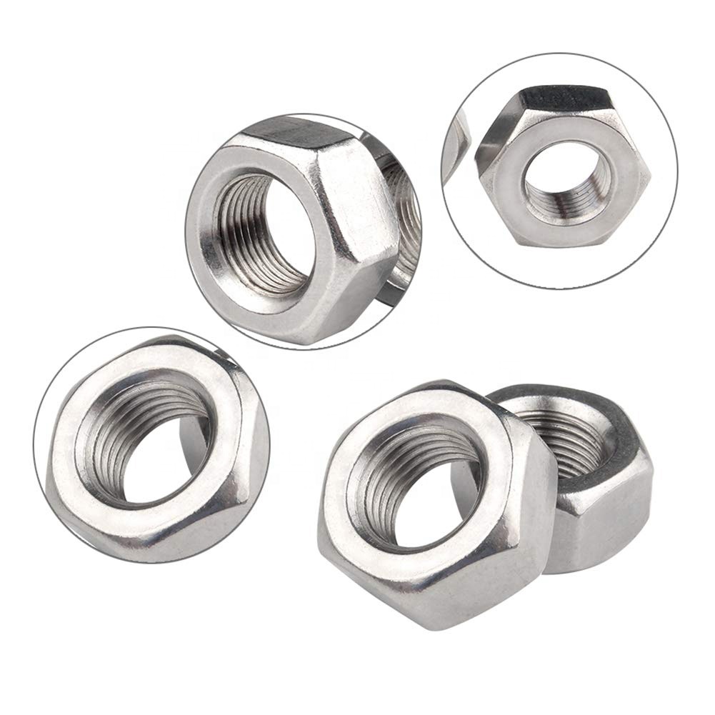 DIN934 Hex Nut Stainless Steel Manufacturer OEM Stock Support