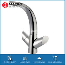 double handle water mixer for wash basin