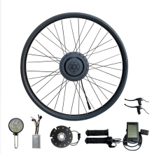 Fat Tire Ebike Conversion Kit: Electric Cycle Bicycle Rear Hub Motor 26-inch Kit