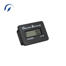 Digital Vibration Hour Meter with LCD Counter for Lawn Mowers, Compressors, and Generators