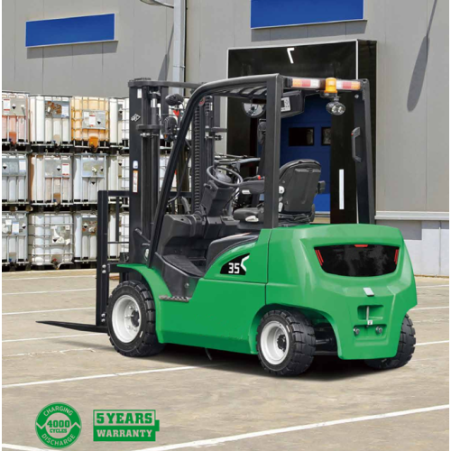 3.5 tonë Forklift elektrik i baterisë së acidit