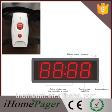 Wireless Alarms Two Key Nurse Call Button Waterproof System