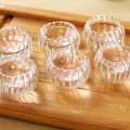 Pompoenvorm Glass Water Tea Cup