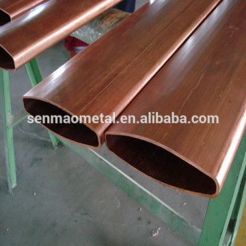 flat hole copper tube used on water condenser equipment