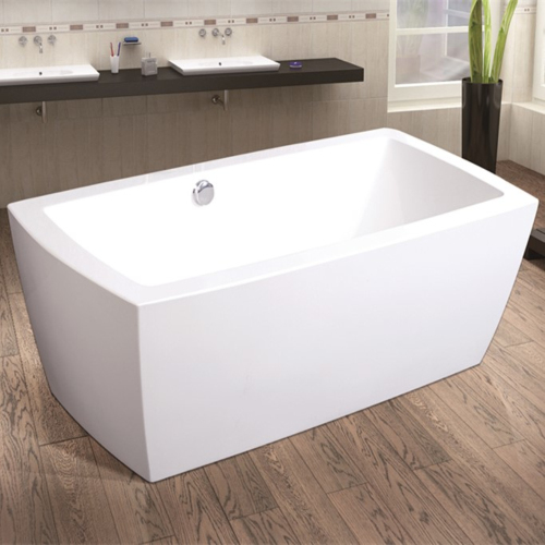 Square Design Freestanding Bathtub Indoor