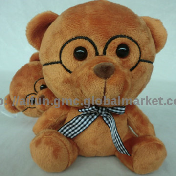 wearing glasses, Teddy Bear toys,toys factory