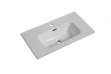 Rectangular Drop-In Ceramic Washbasin