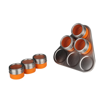 Triangle Shape Stainless Steel Magnetic Spice Rack