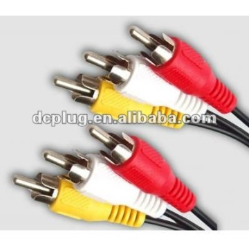 Component 3 RCA to 3 RCA Cable Audio Video AV cable