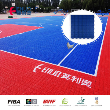PP interlocking garage floor 3x3 basketball court floor outdoor basketball court flooring