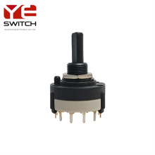 2 Pole 6 Positions PCB Mount Rotary Switch