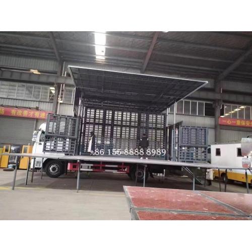 JAC 6x2 Double exhibition Mobile Stage Truck