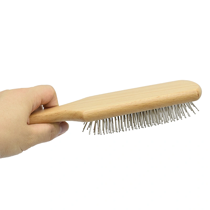 Top Sales Professional Wood Custom Plastic Hair Brush Wholesale