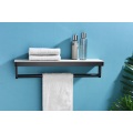 Shower Shelf With Single Towel Rail