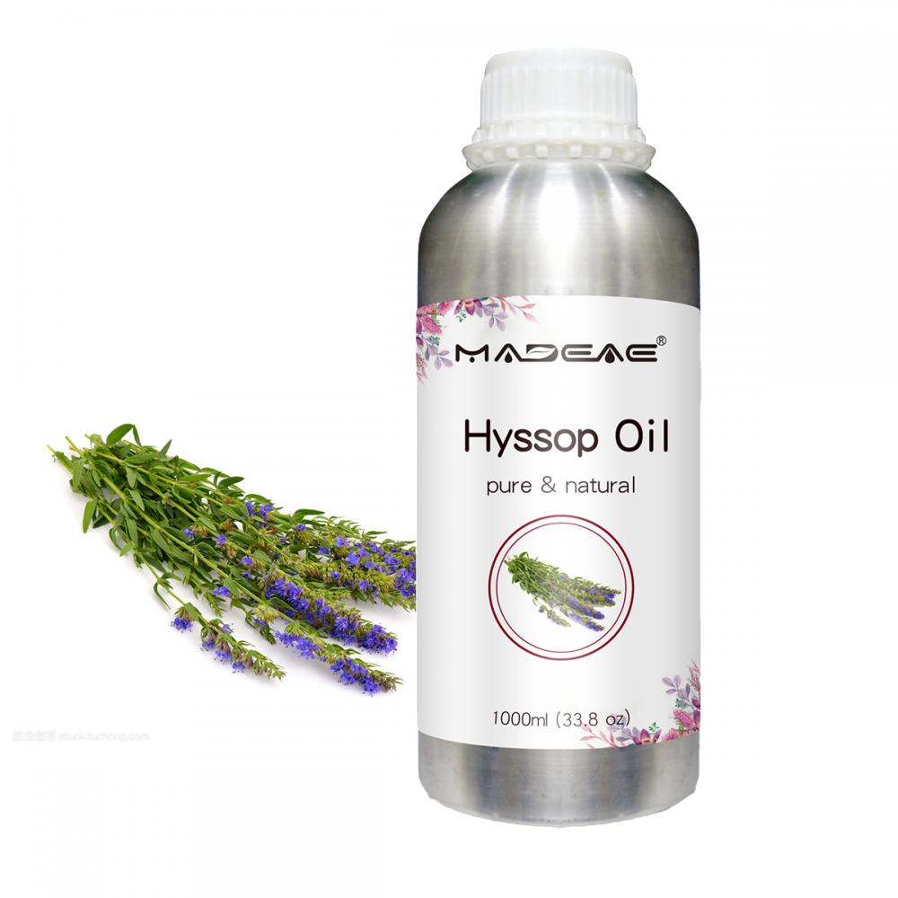 Etiqueta personalizada Alta calidad 100% Pure Hyssop Essential Oil a precio mayorista