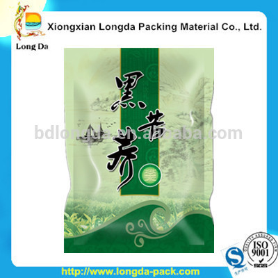 empty individual green tea bags