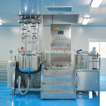 Vacuum emulsifying machine to make facial cream