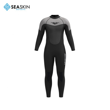 Zeegeten heren mono stuk terug zip wetsuit