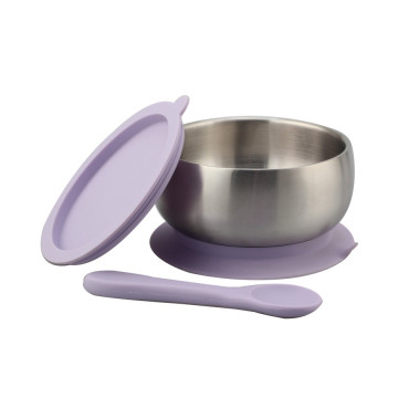 Baby feeding bowl with spoon set