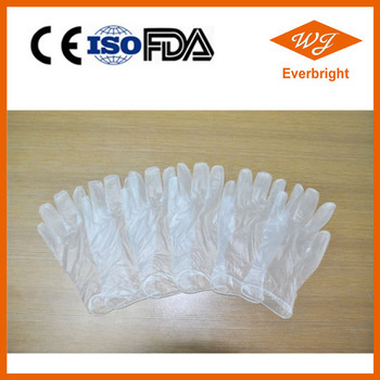 AQL1.5 Disposable Vinyl gloves Powdered