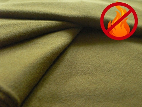 Retardant Knitting Modacrylic Fabric untuk Pakaian