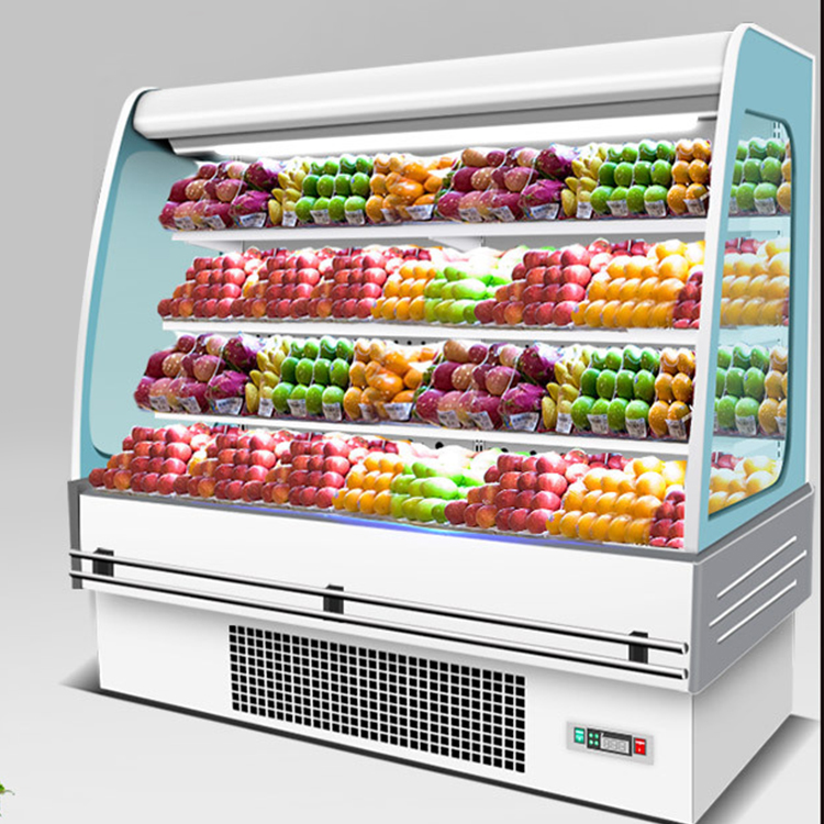 commercial refrigerator supermarket fruit display freezer chiller black fridge fridges and deep freezers