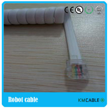 RJ45 telephone handset coil wires, telephone spiral cables