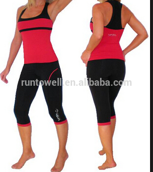 2014 summer Sports wear Lycra ladies gym wear